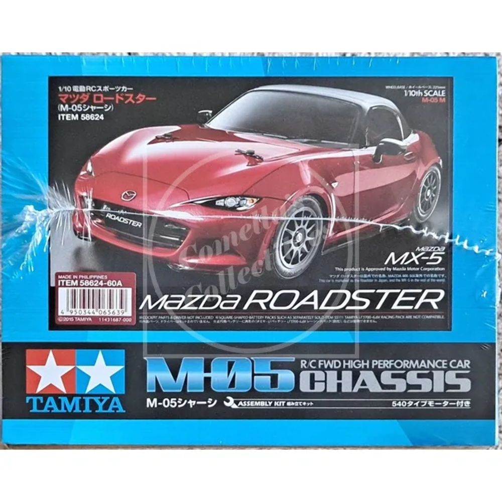 Tamiya 1/10 Mazda MX-5 Roadster Kit M-05 Chassis FWD w/ Motor & ESC  #58624-60A