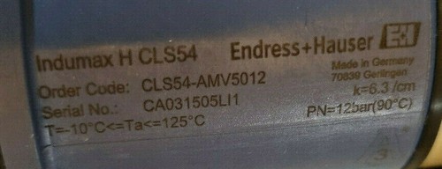 Endress & Hauser LIQUISYS-M cond. CLM253-IS0305 Profibus Indumax-H CLS54-AMV5012 - Picture 6 of 9