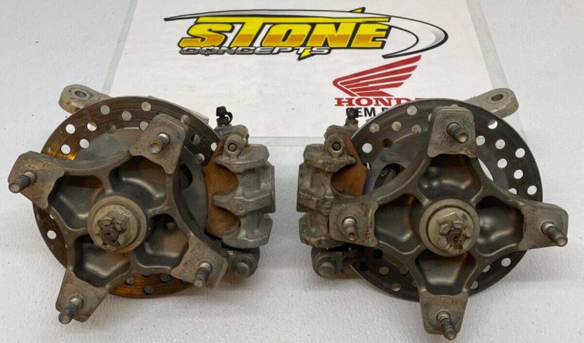 HONDA TRX450R TRX 450R FRONT END WHEEL HUBS SPINDLES CALIPERS UPDATE 400EX 250R