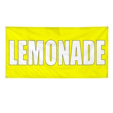 Vinyl Banner Multiple Sizes Lemonade Outdoor Weatherproof Industrial Yard Signs