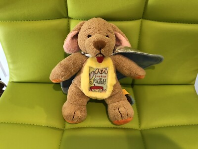 Kushies Kritters Dobbi Dog Rattle Stuffed Plush