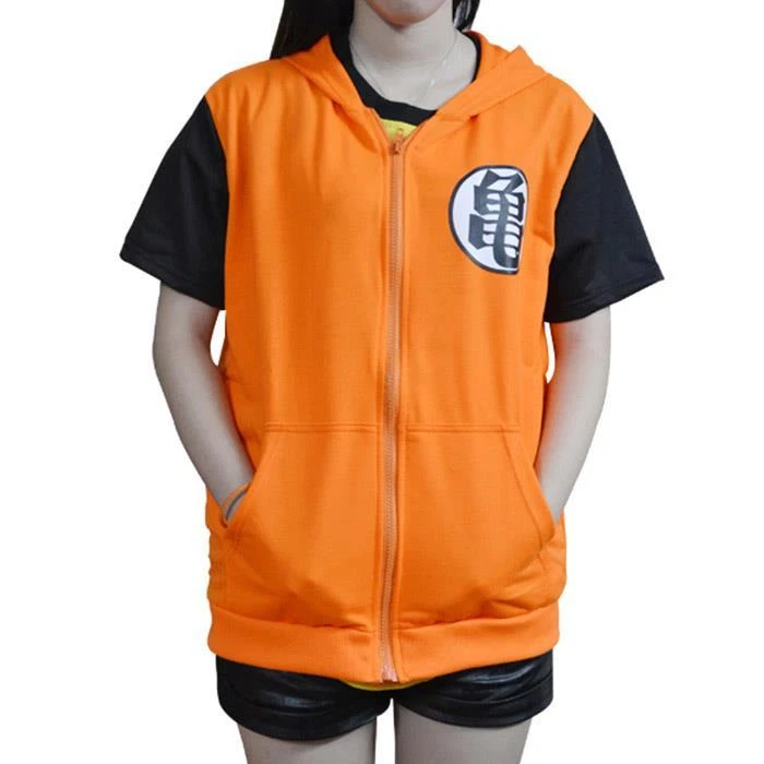 Dragon ball z sleeveless on sale hoodie