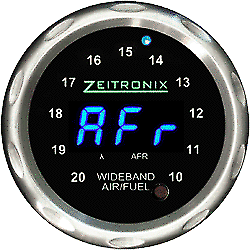 Zeitronix Wideband ZT-3 + ZR-1 AFR & Lambda Gauge Display Bundle (Blue / Silver) - Foto 1 di 1