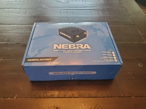 Nebra! Indoor Helium HNT Hotspot Miner US 915MHz (Rock Pi Version) NEW IN HAND