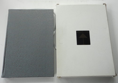 Giorgio Armani Casa In Box Notebook Diary Silver Gilt Edge Italy