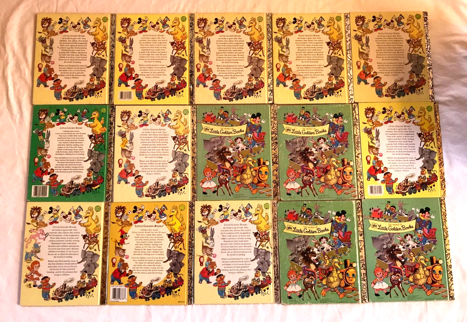 Lot Of 15 Christmas Little Golden Book Vintage Children’s Story Books