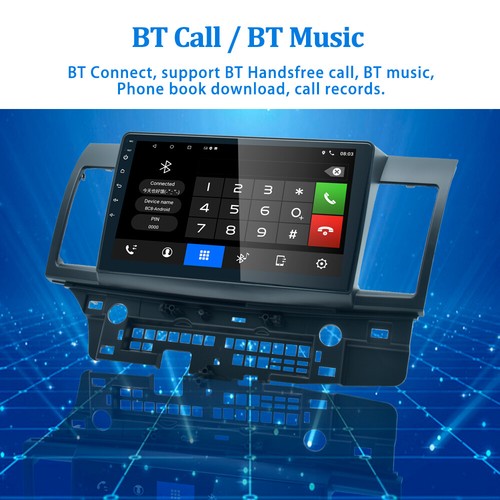 For Mitsubishi Lancer 07-12 Android 13 Car GPS WIFI BT Radio Stereo CarPlay +CAM - Picture 11 of 16