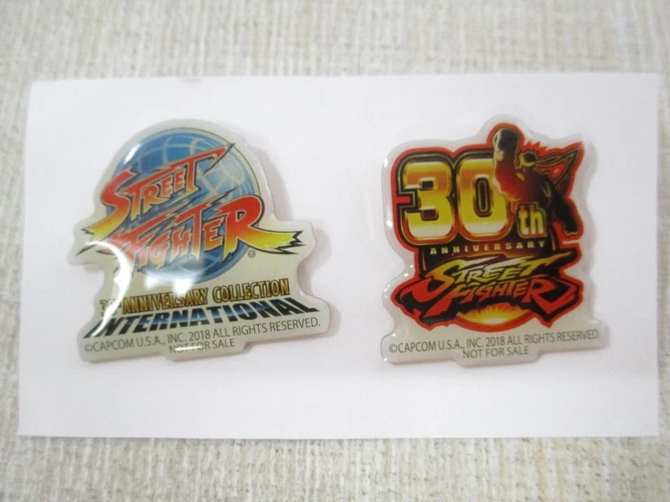 STREET FIGHTER All About 30th Anniv. Art Works w/Pin Badge 2018 Switch Ltd Book - Image 2 of 4
