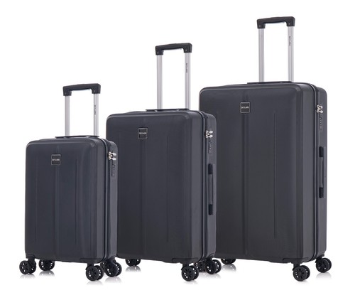 Large Suitcase 4 Wheel Medium Lightweight Luggage ABS Hard Shell Cabin Case - Picture 2 of 77