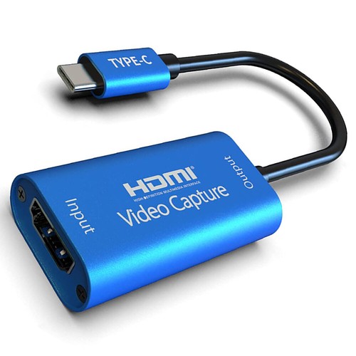 HDMI to USB-C Video Capture Card 4K/1080P 60fps HD Recorder Game Live Streaming - Picture 10 of 10