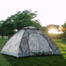 2/4 Person Outdoor Hiking Camping Tent 4 Season Folding Waterproof Camouflage