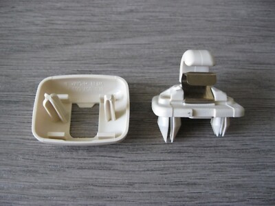 AUDI A3 A4 A5 S4 S5 Q3 Q5 TT Sun Visor Clip Hook Holder BEIGE NEW