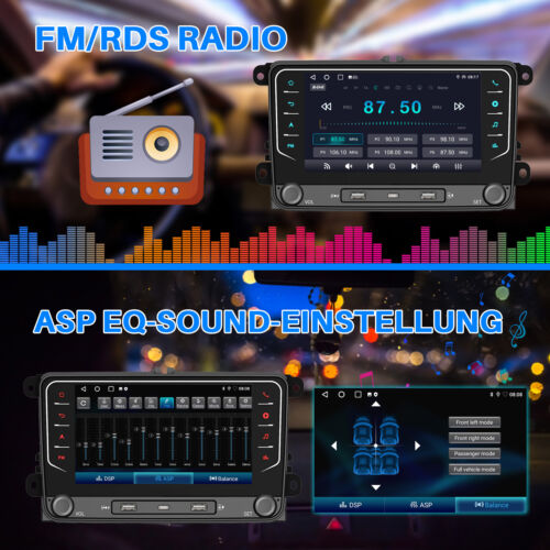 Android 14 Autoradio Für Golf 5 6 Plus Touran Tiguan Caddy 64GB Carplay GPS NAVI - Bild 12 von 18