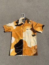 Vtg 1970s Disco Hawaiian Shirt M Surf Summer