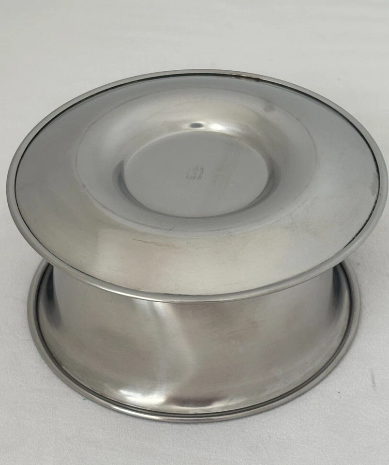 Selandia Denmark Stainless Steel MCM Bowl With Attached Plate - Image 4 of 4