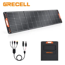 GRECELL Portable Power Station Generator  200W Solar Panel Outdoor (Panel kit)