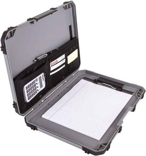 Flambeau Grey Contractor Clipboard With Internal Storage And Pen Pouch 16X11.5 - Picture 8 of 10