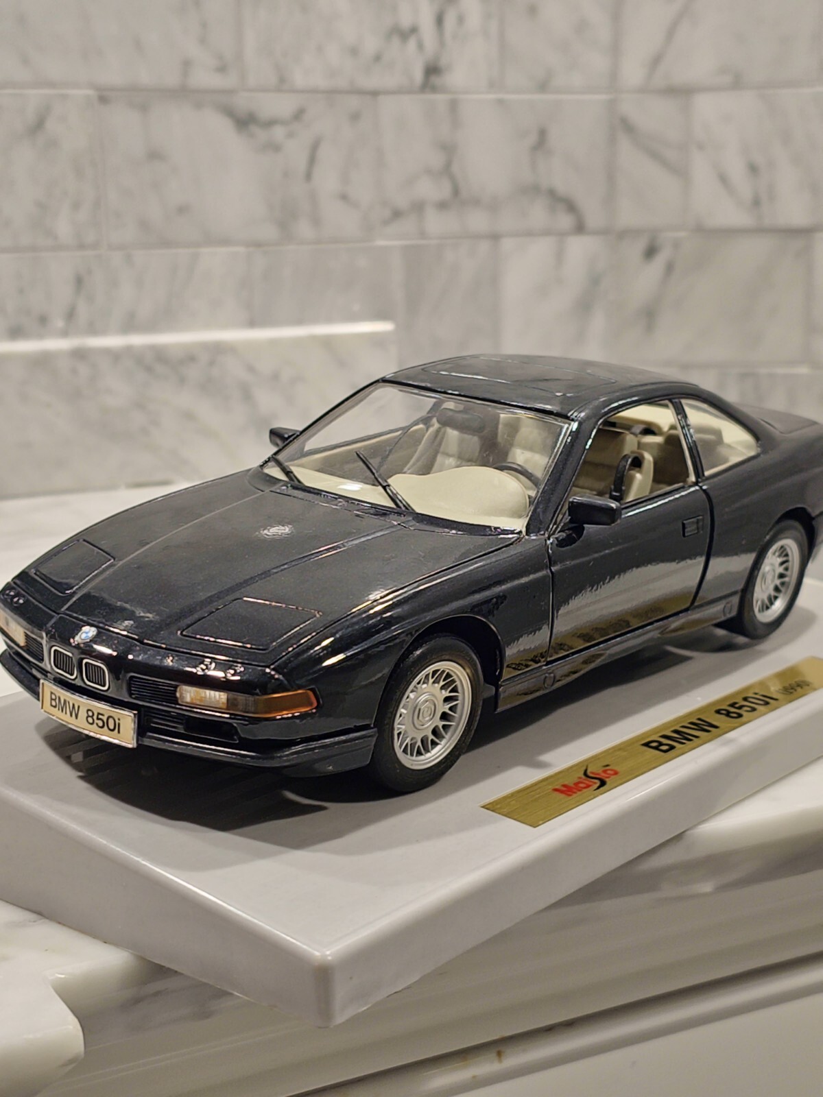 1990 BMW 8 Series 850i Coupe Gray - Maisto Diecast 1 18 for sale online ...