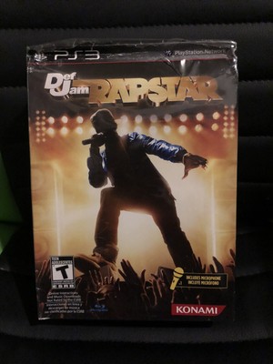 DEF JAM RapStar PLAYSTATION 3 - PS3, BOX EDITION WITH MICROPHONE, NEW-SEALED