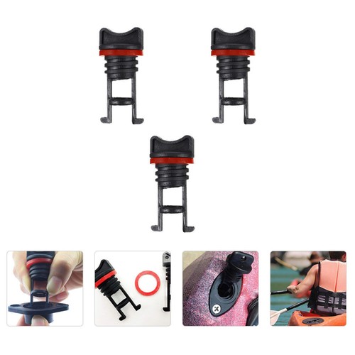 3 Pcs Kayak Drain Plug Scupper Stopper for Boats Plugs Sit on
