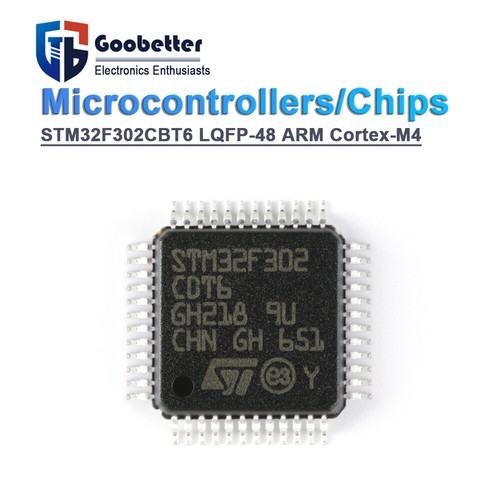 STM32F302CBT6 LQFP-48 ARM Cortex-M4 32-Bit MCU Mikrocontroller Mikroprozessor IC - Bild 1 von 5