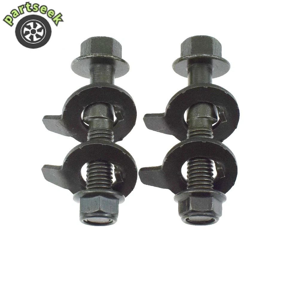 2X Front Adjustable Camber Cam Bolts 14mm Alignment Camber Bolts +/-1.75° 81260 - Imagem 2 de 4
