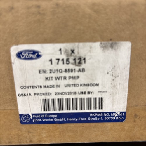 Ford Transit MK6-MK7 Water Pump 2000-2014. Genuine OE Part 1715121 - Picture 12 of 22