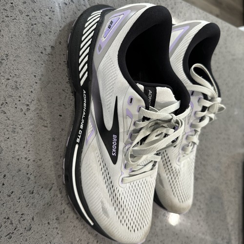 Brooks - Adrenaline GTS - Women’s Size 9 - Gray/Lilac/Black - Picture 1 of 6