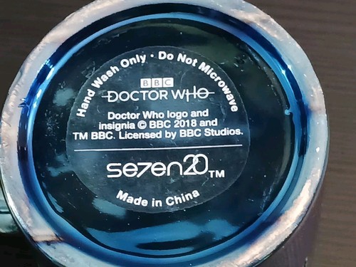 Doctor Who Iridescent Coffee Mug Ceramic Metallic Holographic Mirror BBC Se7en - Picture 7 of 20