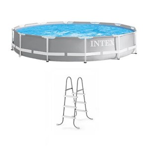 Intex 12 Foot Prism Frame Above Ground Swimming Pool w/ Pump & Pool Ladder - Click1Get2 Hot Best Offers&secure=symbol0&set=par&sale=mega Discount&set=par1&price_min=200&sale=mega Discount