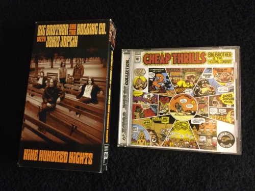 BIG BROTHER & THE HOLDING CO. - CHEAP THRILLS CD, 900 NIGHTS VHS Janis Joplin - Picture 1 of 12