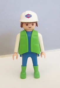CHANTIER Q220 Ouvrier Conducteur Bulldozer 3934 PLAYMOBIL
