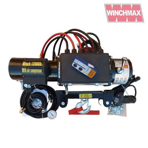 RECOVERY WINCH WITH BUILT IN COMPRESSOR 12V 12000 lb - Picture 4 of 4