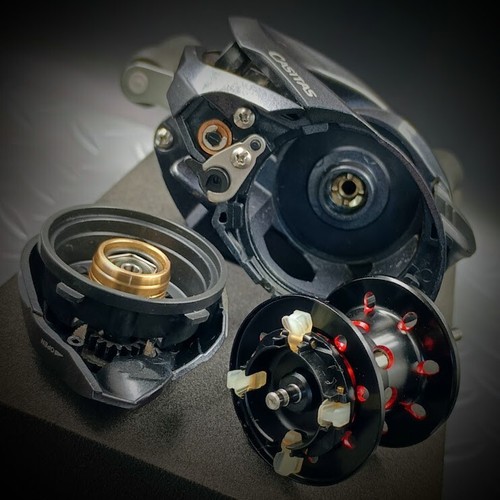 SHIMANO【16 CASITAS MGL 100HG】R-H 7.2:1 GR Used Baitcast Reel "Ex++"cond. W/Box - Picture 16 of 18