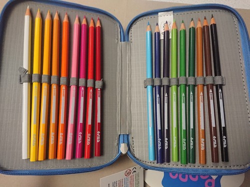 ASTUCCIO PORTAPENNE 3 CERNIERE ZIP PEPPA PIG SCUOLA - Picture 4 of 5