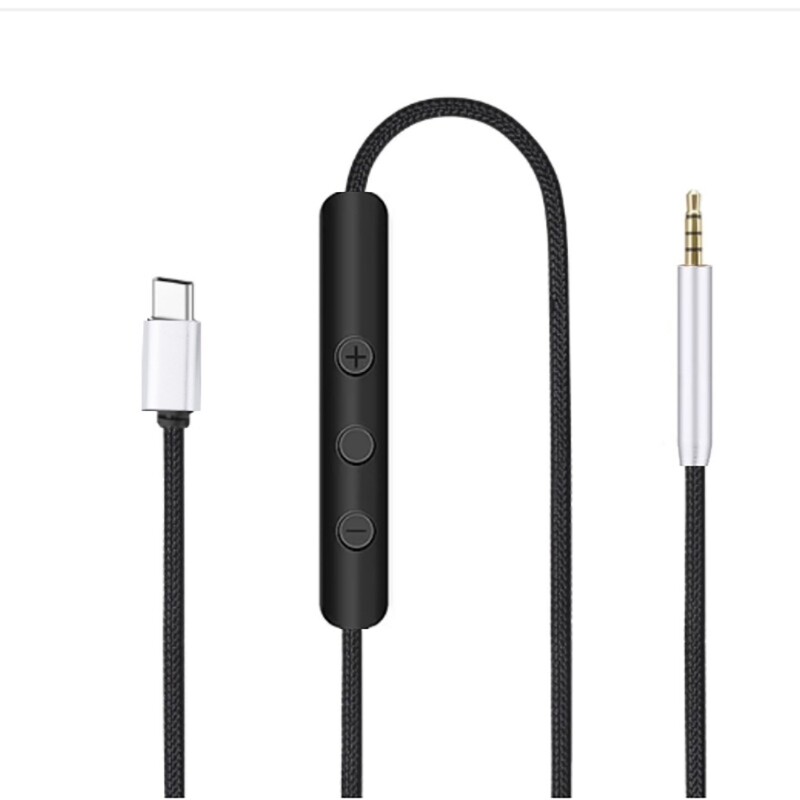 USB C to 2.5mm Male Cable for QC25/QC35/QC35II/QC45/NC700/Y40/Y45/Y50 Headset