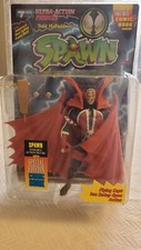 Todd Toys Todd McFarlane's Spawn Action Figure with full sized comic book