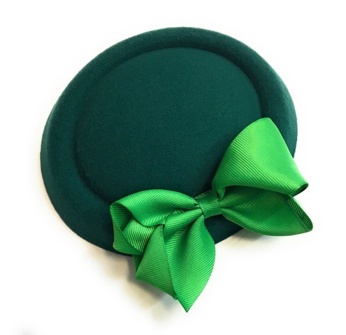 Big Bow Píldora Sombrero de Boda Damas Cabezal Fieltro Hatinador Clips Fascinador - Imagen 8 de 25