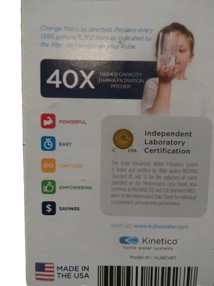 Kube Advanced Replacement Filters - 2 New Filters in a Sealed Box. - Image 2 of 3