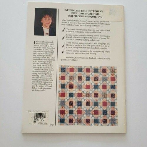 Shortcuts : A Concise Guide to Rotary Cutting by Donna L. Thomas (1991, Trade... - Imagen 2 de 2