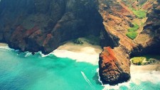 Landscape hawaii sea summer nature usa aerial Custom Gaming Mat Desk