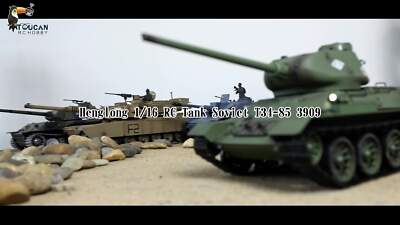 Ver 2.4G Henglong 1/16スケールTK7.0プラスチックソビエトT34-85 RTR