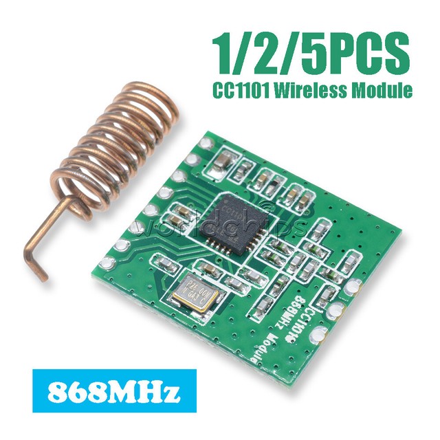 5PCS CC1101 Wireless Long Distance Transmission Antenna Module 868MHz M115 Kit