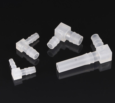 Reducer Plastic Barbed 90 Elbow Connector Pipe Hose Joiner Tubing Air Fuel Water