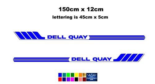 5ft Dell Quay Dory boat Decal/sticker/vinyl for boats & powerboats - 第 1/3 張圖片
