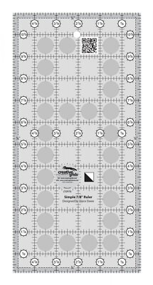Creative Grids Simple 7/8 Triangle Maker Quilt Ruler - CGR78