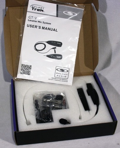 GT-V Lavalier Wireless Mic System for Camera/Phone/Spkrs etc. GALAXY TREK 2.4GHz - Picture 8 of 8