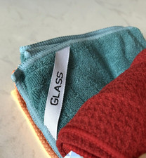 NEW! 8-Pack Set! Costco Microfiber Cleaning Cloths, Multi-Colors, 18" x 28"