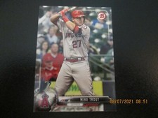 MIKE TROUT ANGELS 2017 BOWMAN CARD #100  FREE SHIPPING