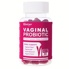 60 Capsules/1 Pack Vaginal Flora - VAGINAL PROBIOTIC, Balances The Body's pH